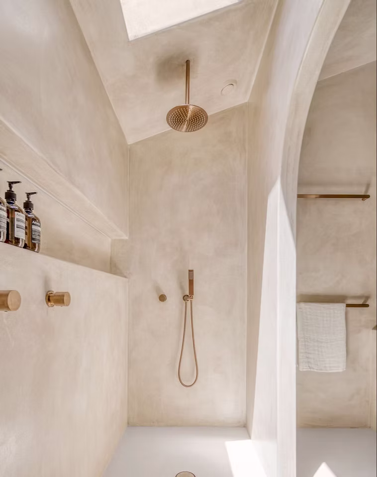 Microcement badkamer